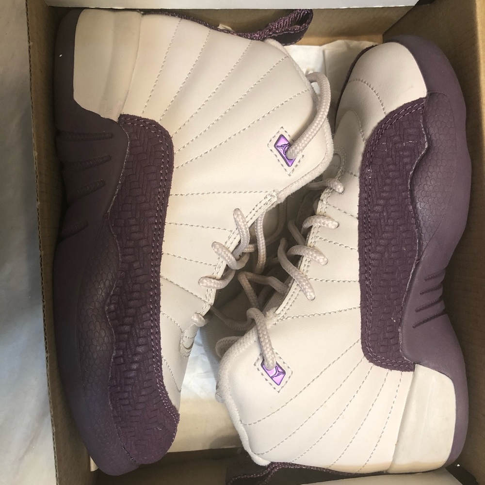Retro 12 kids Purple and Grey Jordan’s